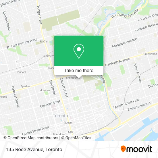 135 Rose Avenue map