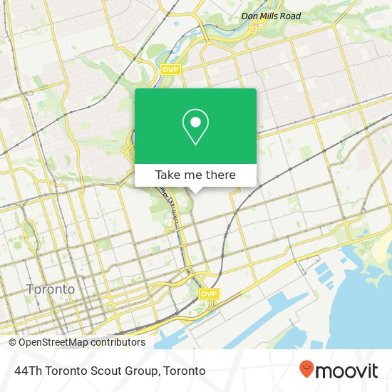 44Th Toronto Scout Group map