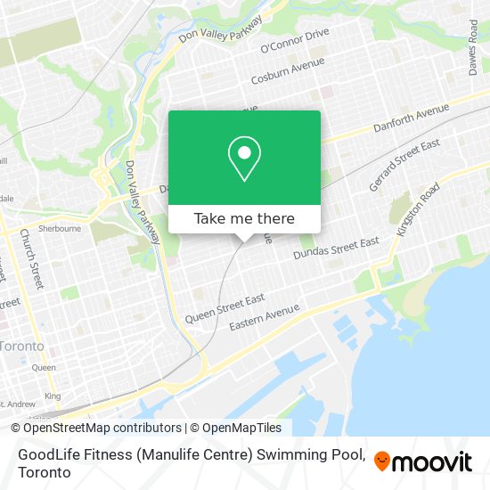GoodLife Fitness (Manulife Centre) Swimming Pool plan