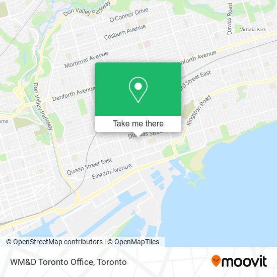 WM&D Toronto Office map
