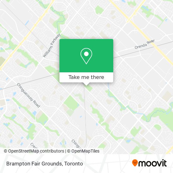 Brampton Fair Grounds map
