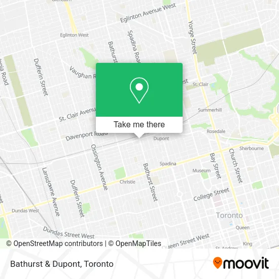 Bathurst & Dupont map