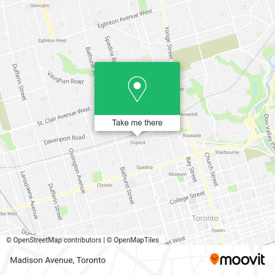 Madison Avenue plan