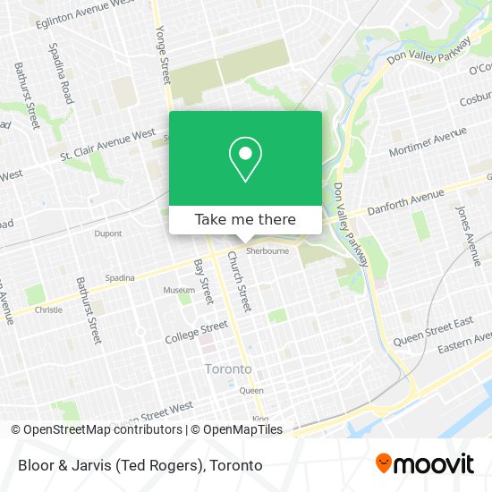 Bloor & Jarvis (Ted Rogers) map