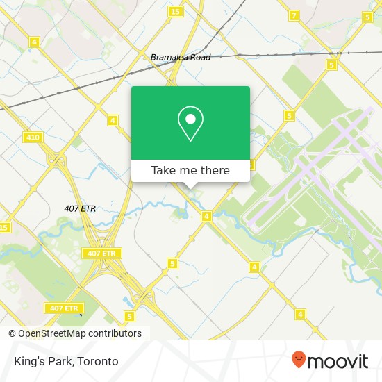 King's Park map