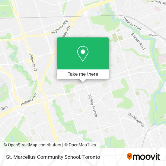 St. Marcellus Community School map