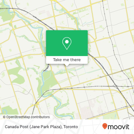 Canada Post (Jane Park Plaza) map