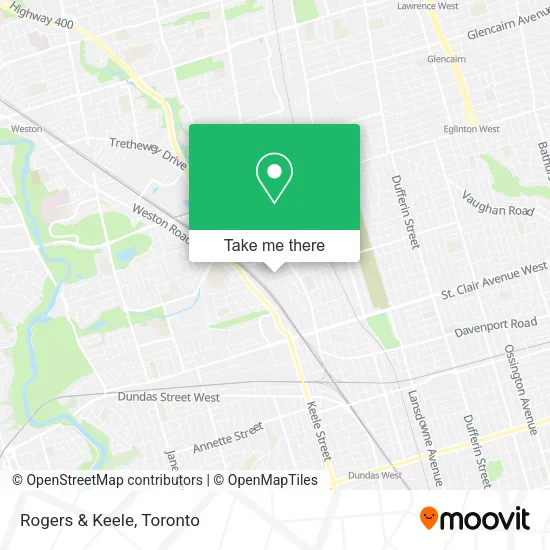 Rogers & Keele map