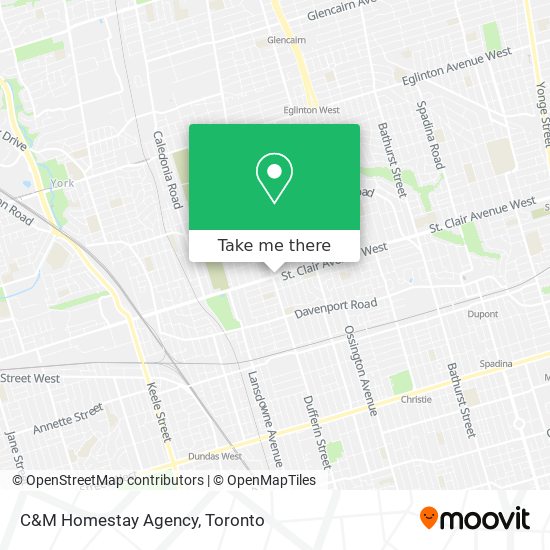 C&M Homestay Agency map