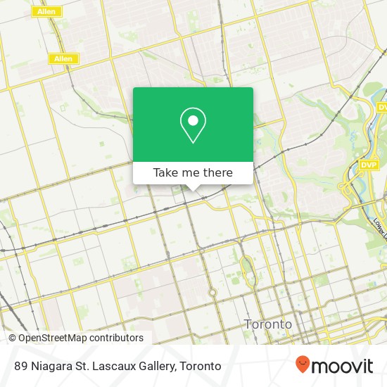 89 Niagara St. Lascaux Gallery map