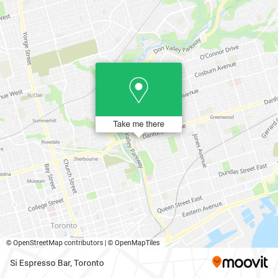 Si Espresso Bar map