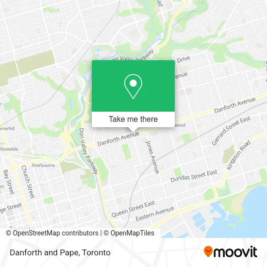 Danforth and Pape map