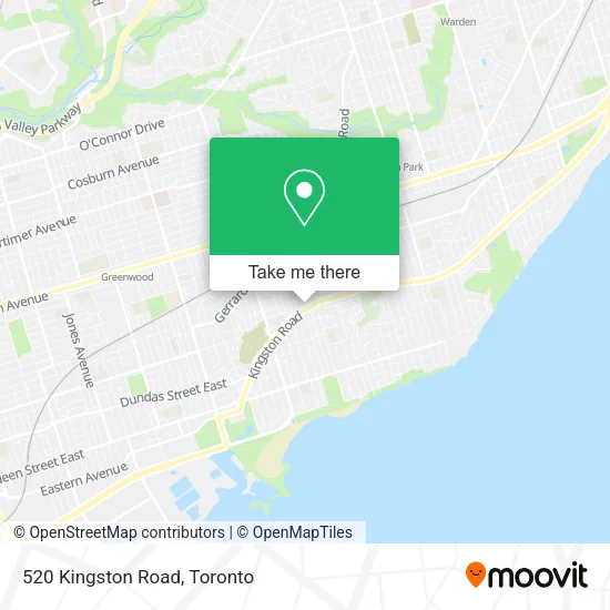 520 Kingston Road map