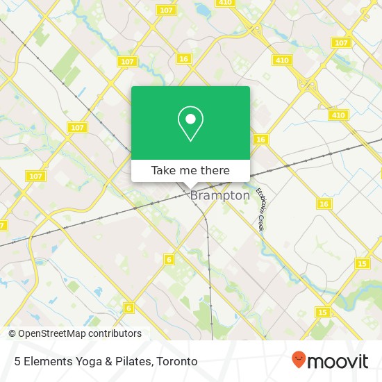 5 Elements Yoga & Pilates map