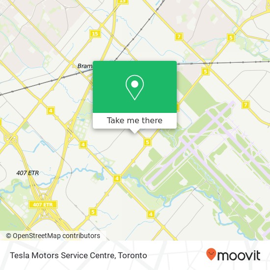 Tesla Motors Service Centre map