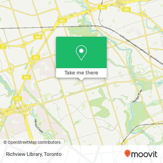 Richview Library map