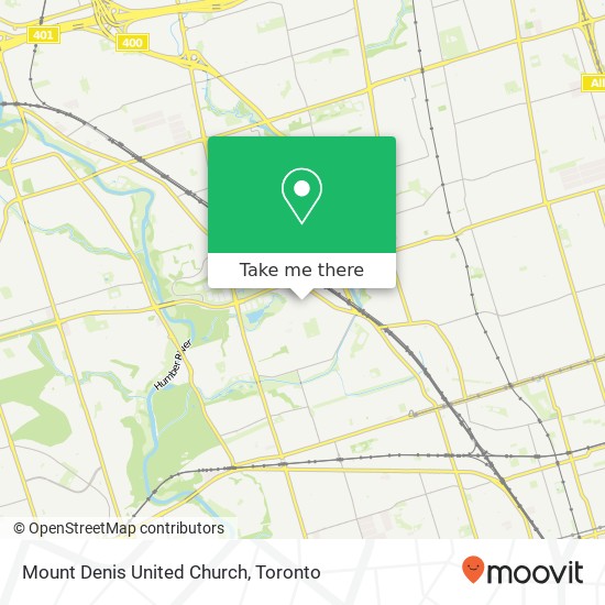 Mount Denis United Church map