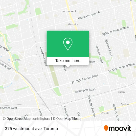375 westmount ave map