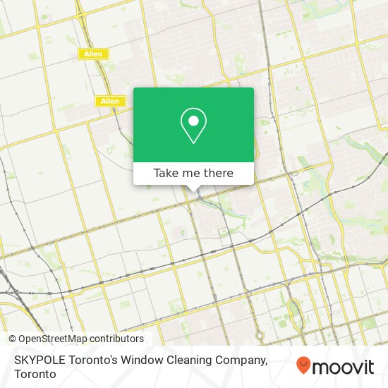 SKYPOLE Toronto's Window Cleaning Company map