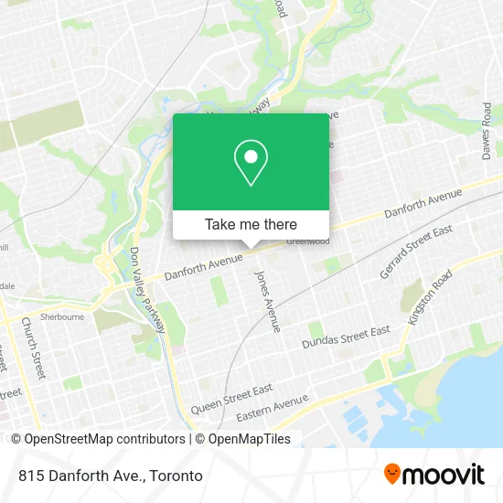 815 Danforth Ave. map