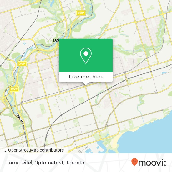 Larry Teitel, Optometrist map