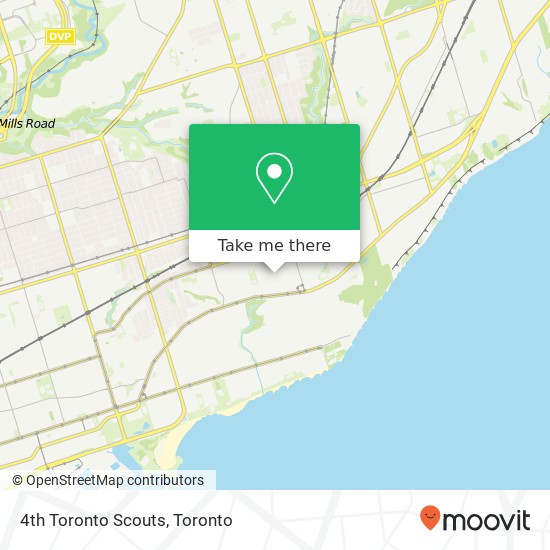 4th Toronto Scouts map