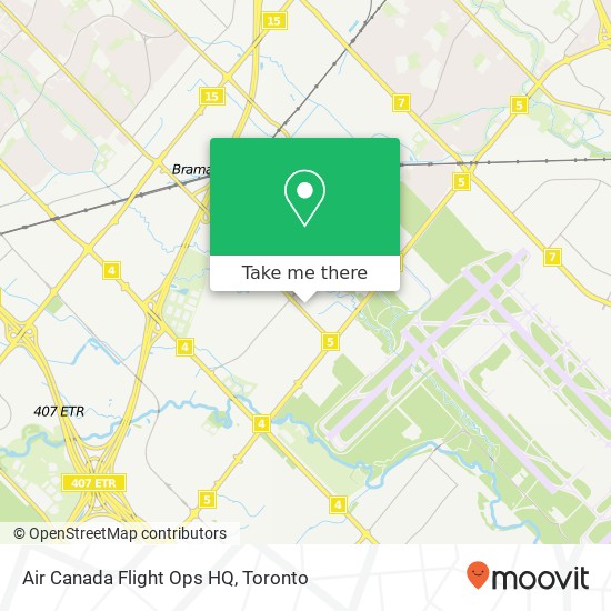 Air Canada Flight Ops HQ map