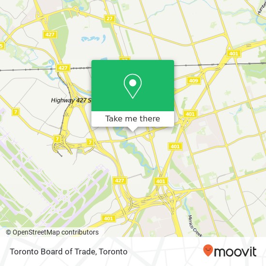 Toronto Board of Trade map