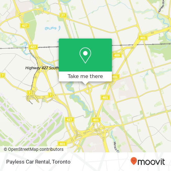 Payless Car Rental map