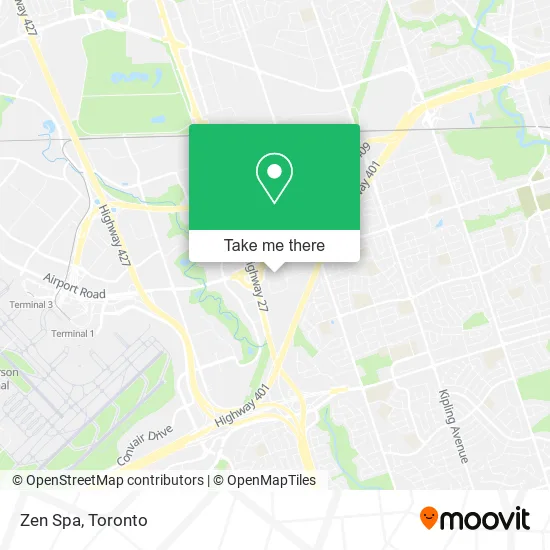 Zen Spa map