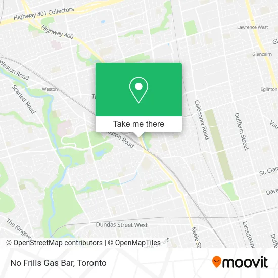 No Frills Gas Bar map