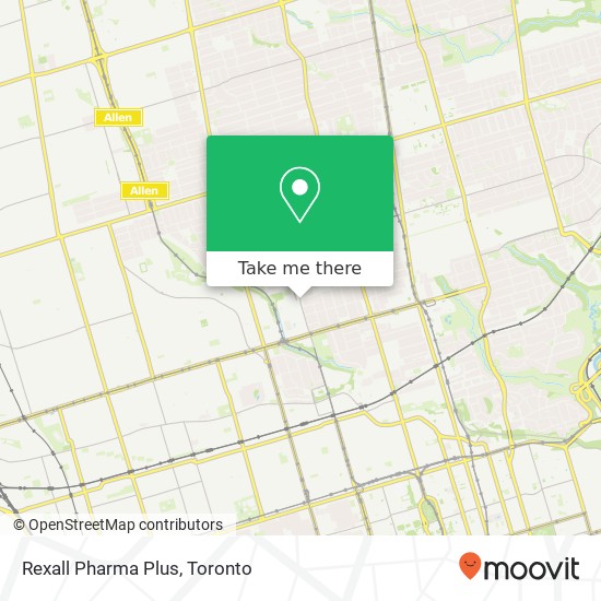 Rexall Pharma Plus map