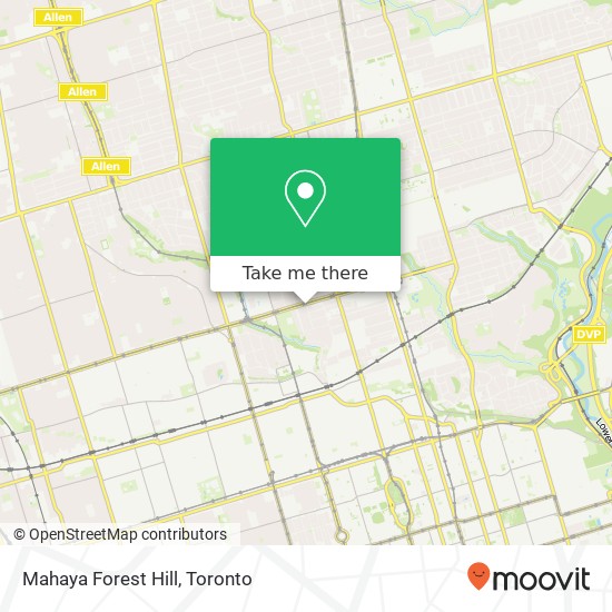 Mahaya Forest Hill map