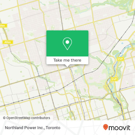 Northland Power Inc. map