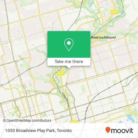 1050 Broadview Play Park map