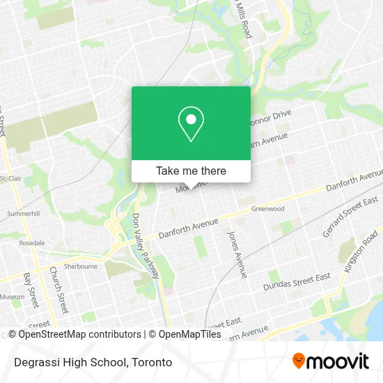 Degrassi High School map