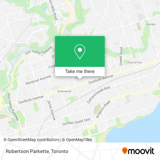 Robertson Parkette map