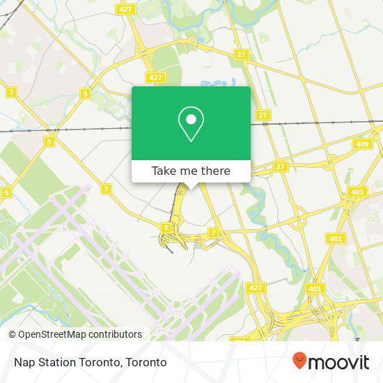 Nap Station Toronto map