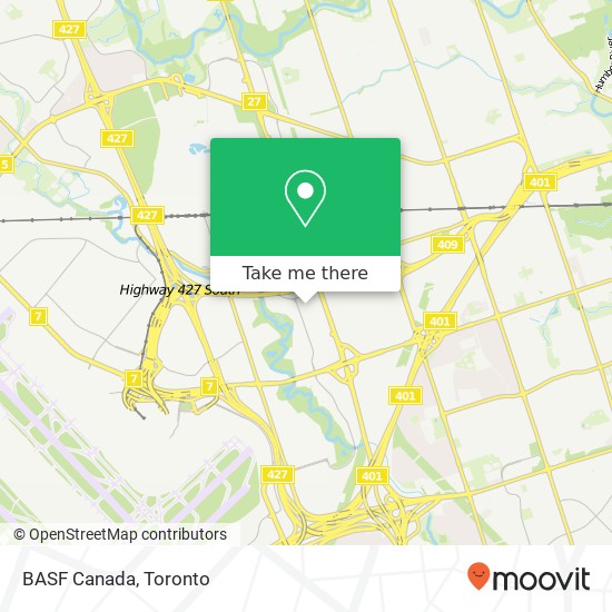 BASF Canada map