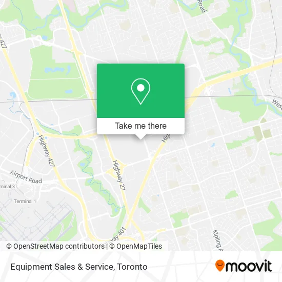Equipment Sales & Service map