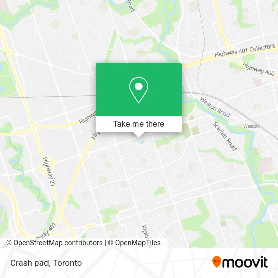Crash pad map