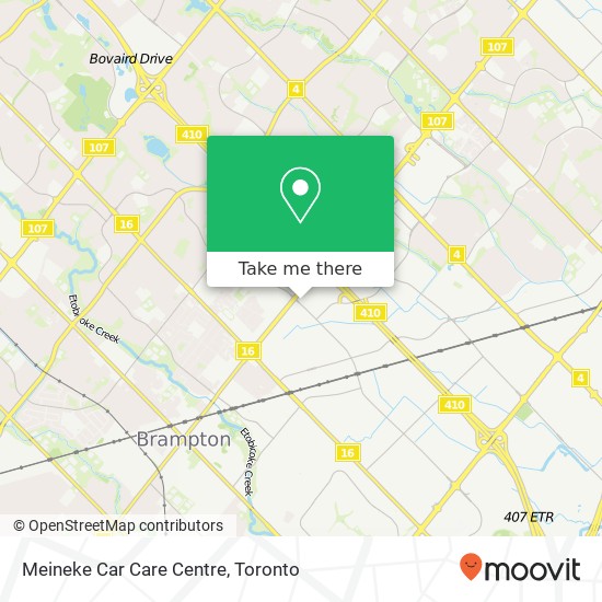 Meineke Car Care Centre map