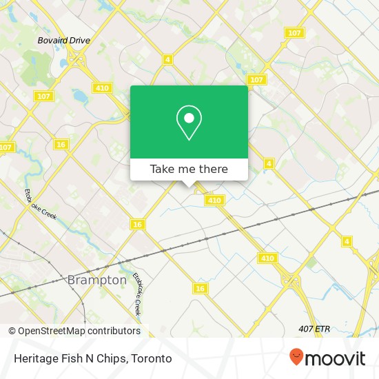 Heritage Fish N Chips map