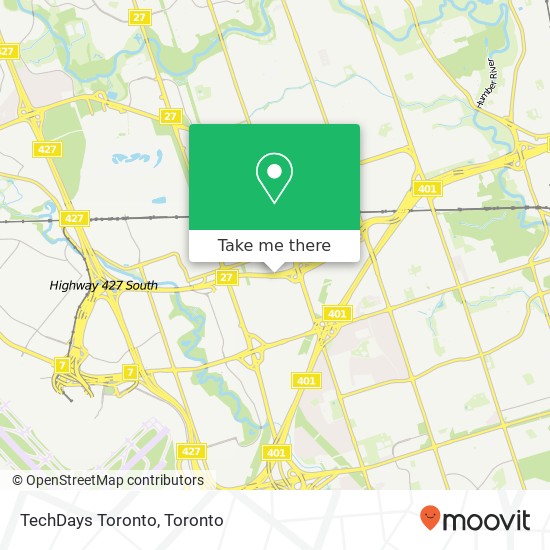 TechDays Toronto map