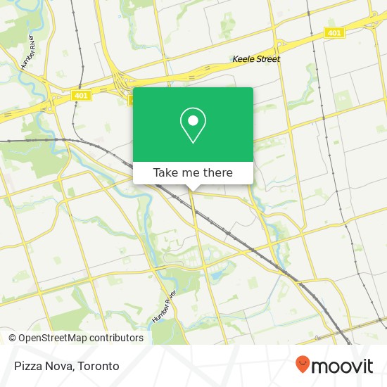 Pizza Nova map