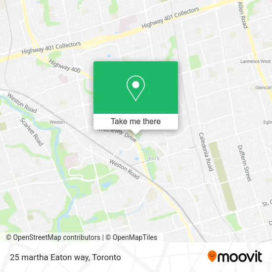 25 martha Eaton way map