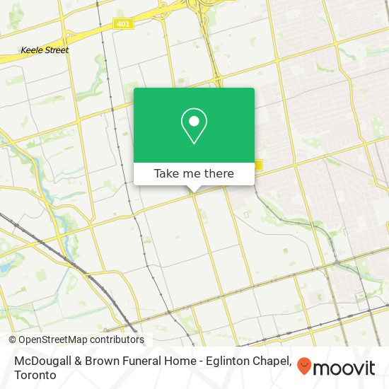 McDougall & Brown Funeral Home - Eglinton Chapel map