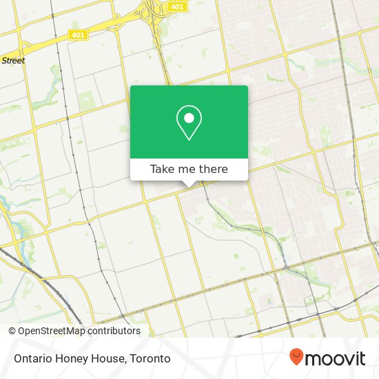 Ontario Honey House map