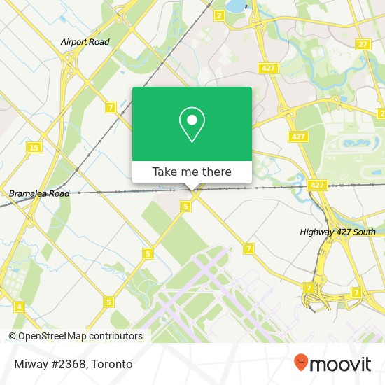 Miway #2368 map
