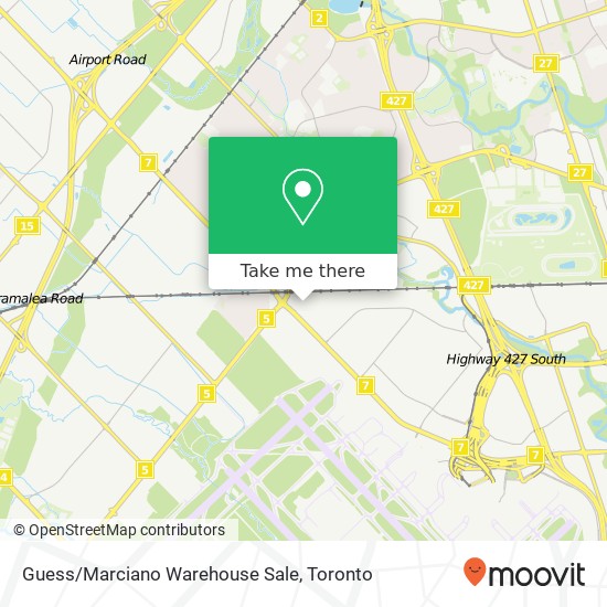 Guess/Marciano Warehouse Sale map